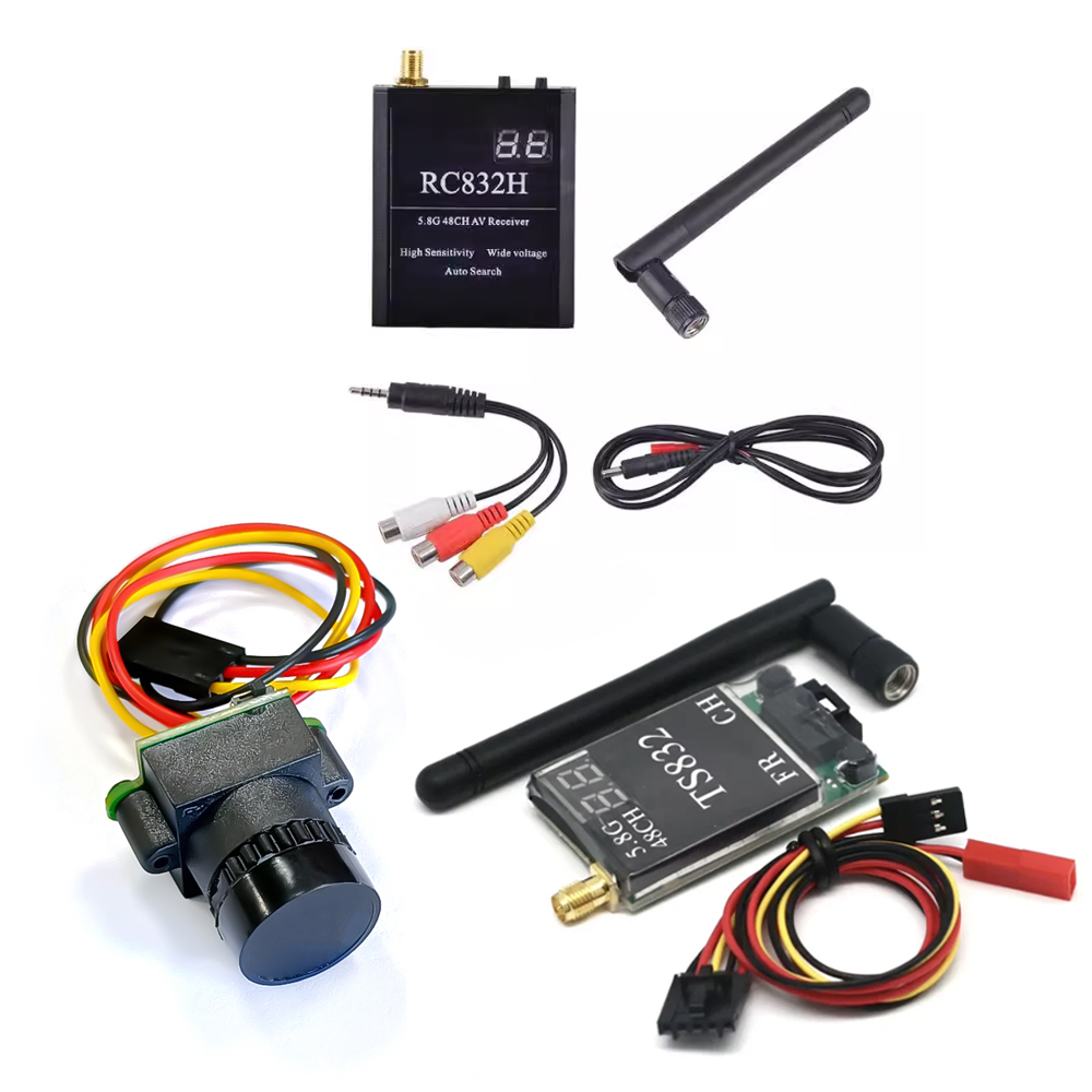 Drone Rc Harness - TS832 Receiver +RC832 +1000TVL camera 48CH