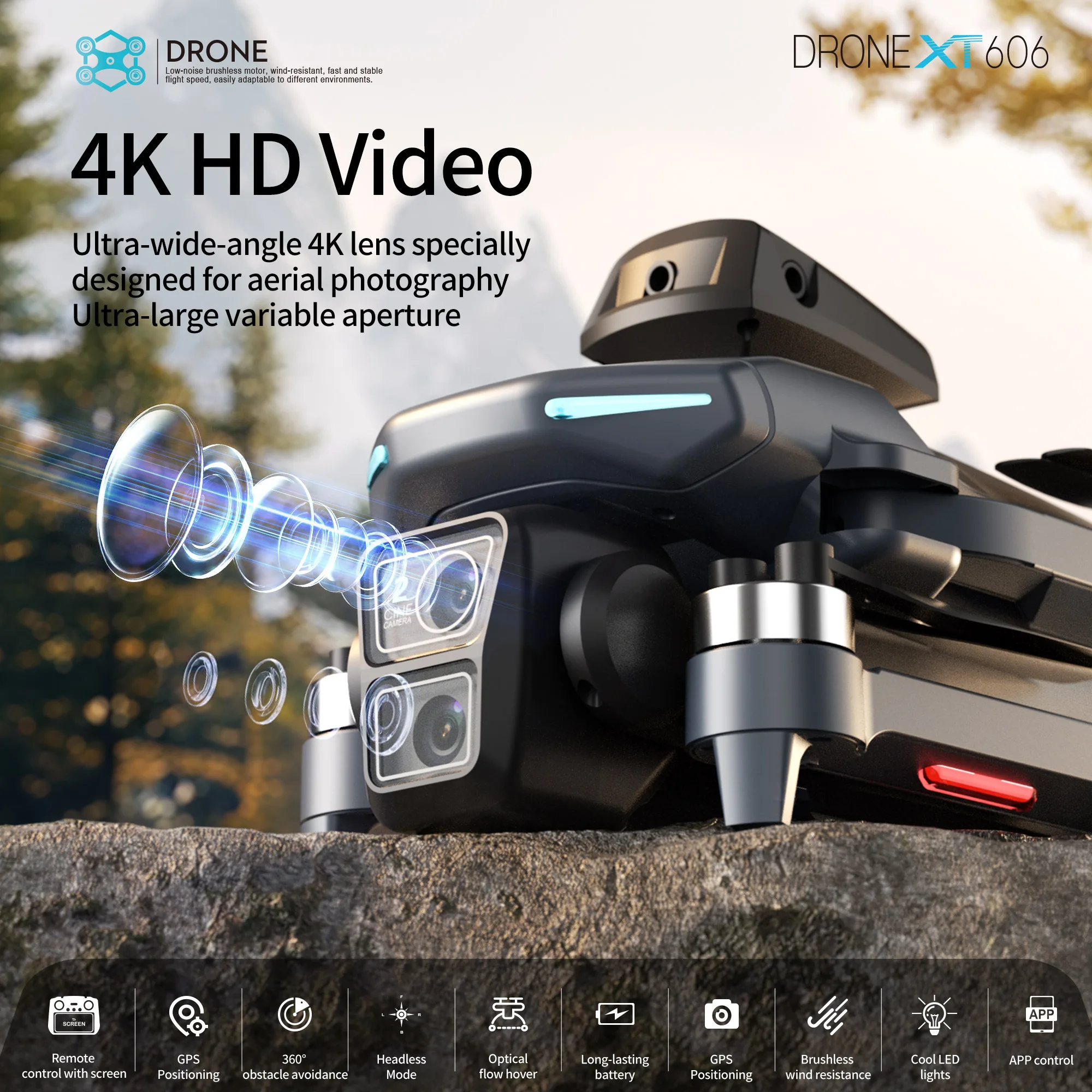 Original XT606 Drone Professio - Drone Rc Harness ulasan dan harga