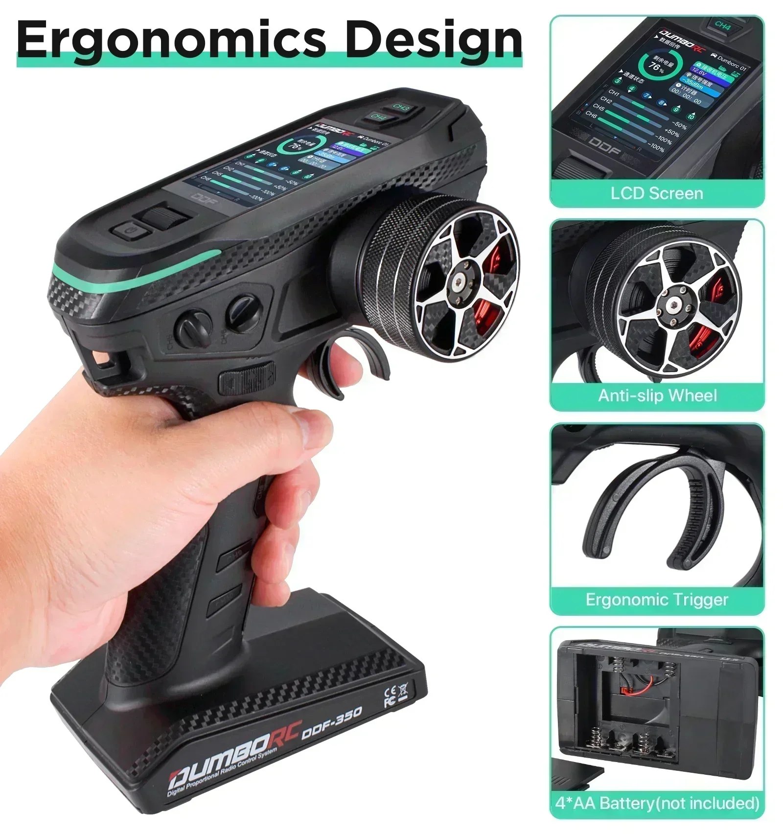 DUMBORC DDF-350 10CH RC Remote - Telemetry Module Rc ulasan dan harga