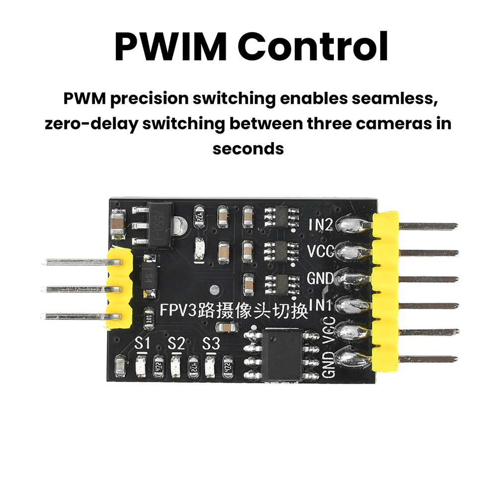 DC5-12V 3-Channel Video Switch - Drone Switch Rc ulasan dan harga