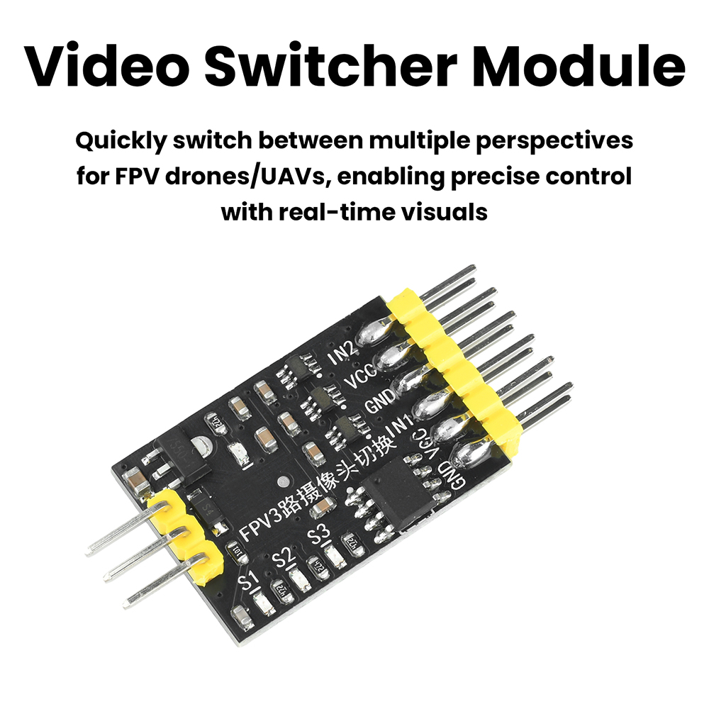 DC5-12V 3-Channel Video Switch - Drone Switch Rc ulasan dan harga