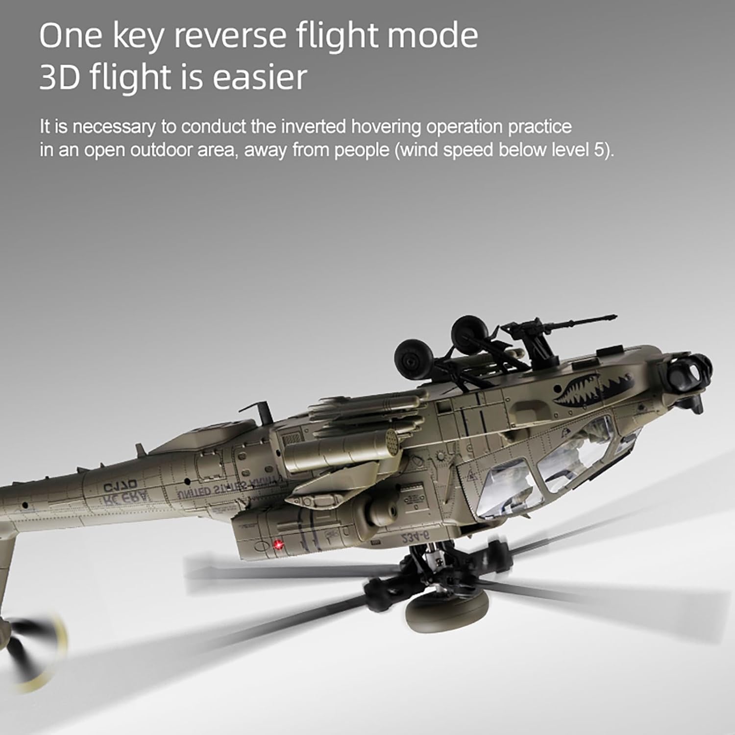 310MM 6CH C170 AH-64D Remote C - Drone Shahed Rc ulasan dan harga