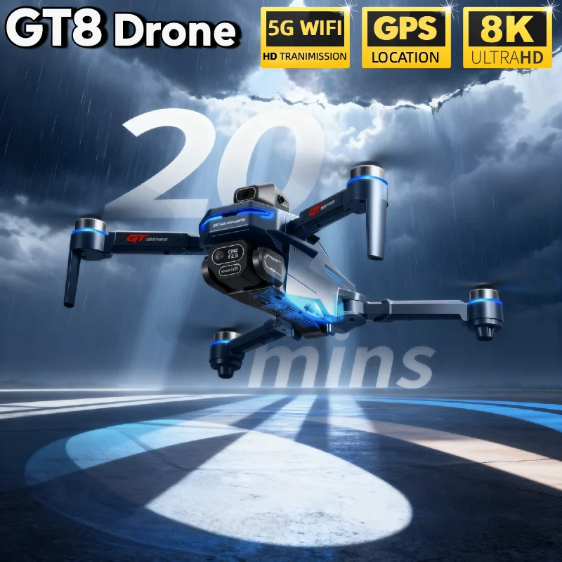 HOT For LSRC GT8 Drone 4K Prof - Drone Rc Folding ulasan dan harga