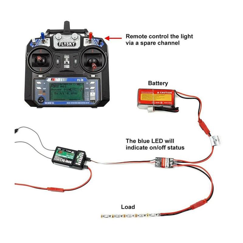2-20A High Current Remote Cont - Drone Switch Rc ulasan dan harga