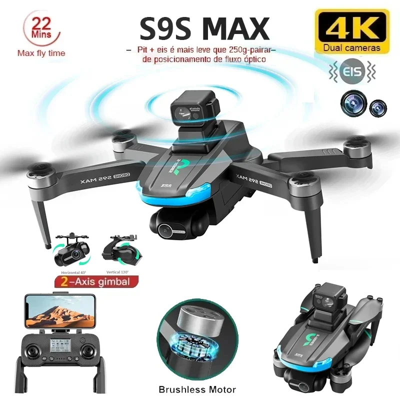 NEW S9S MAX MINI Drone 4K 2-Ax - Drone Rc Harness ulasan dan harga