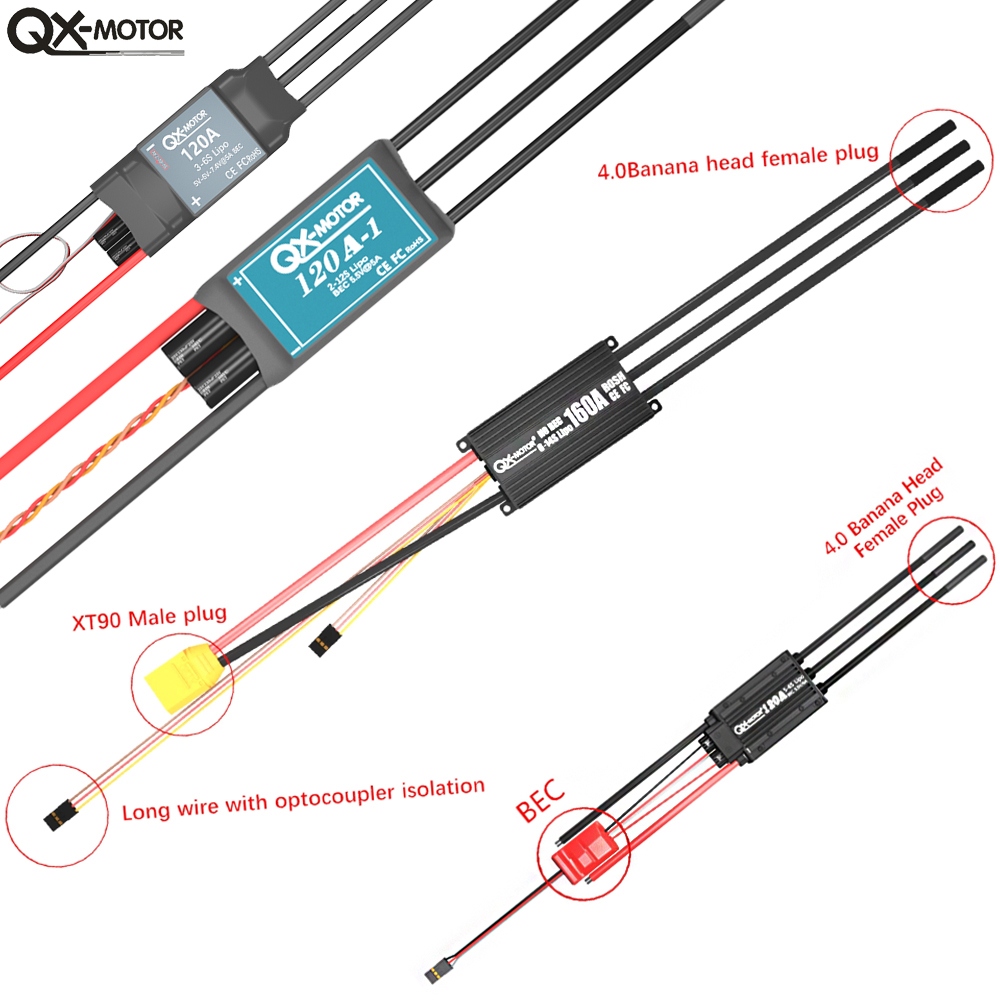 QX-MOTOR Brushless ESC series  - Rc Boat Brushless Motor ulasan dan harga