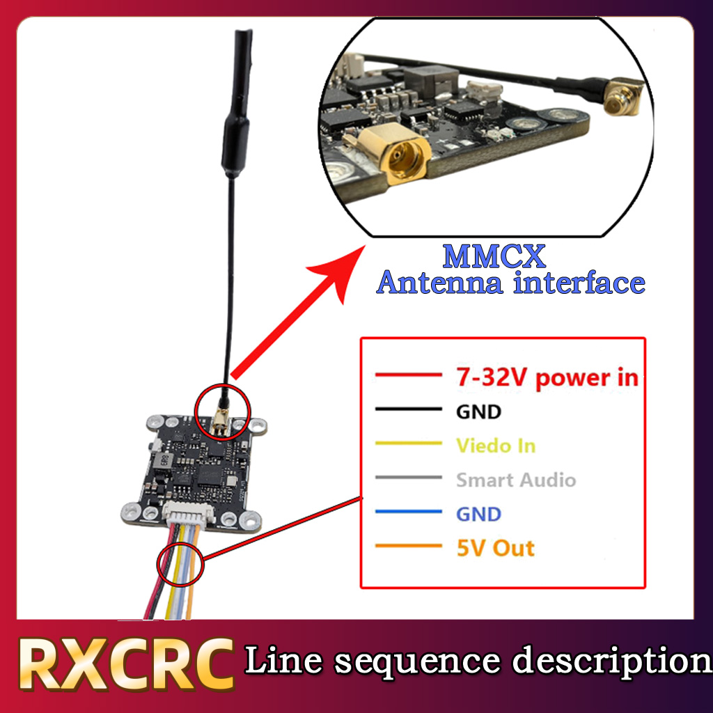 RXCRC 5.8G Module 48CH 1.6W VT - Drone Rc Airplane ulasan dan harga