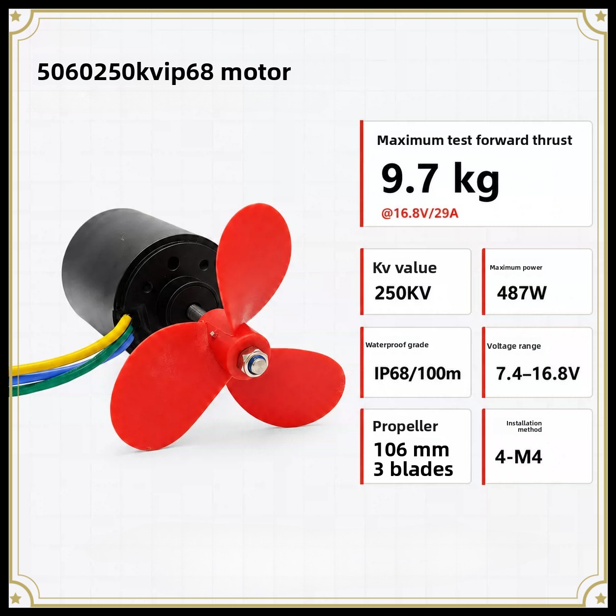 A5060 Waterproof Brushless Mot - Rc Boat Brushless Motor ulasan dan harga