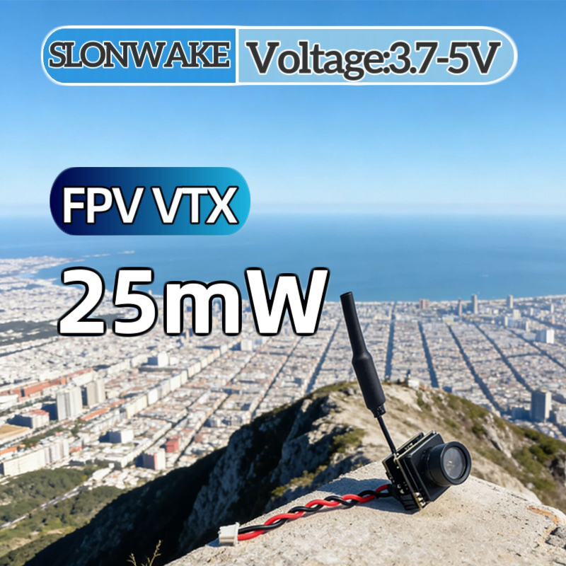 SLONWAKE FPV 25mW power simula - Drone Rc Airplane ulasan dan harga