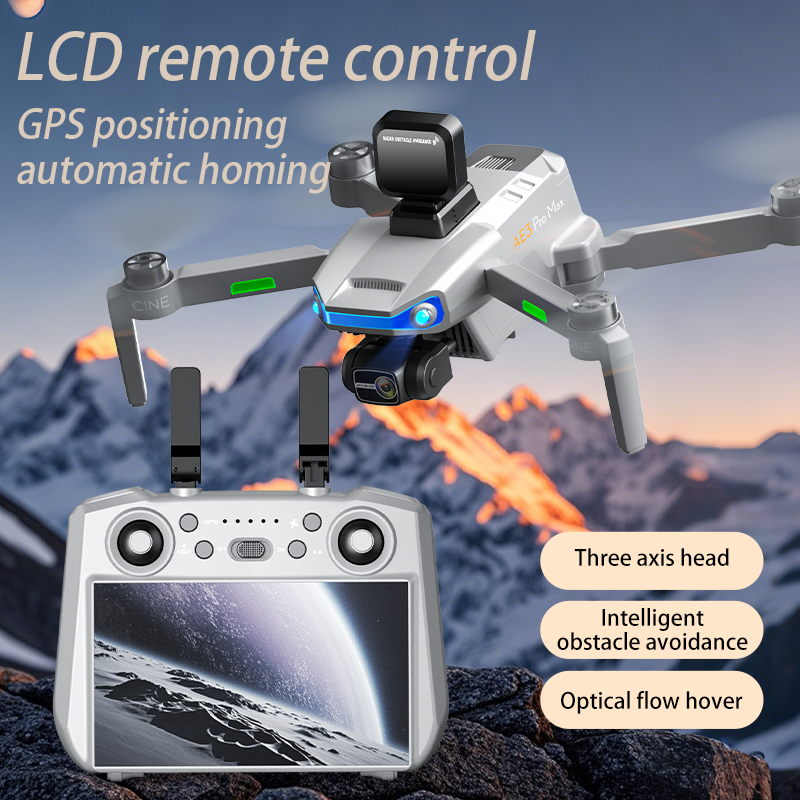 AE3 PRO Max NEW LCD SC GPS Dro - Drone App Rc Fpv ulasan dan harga