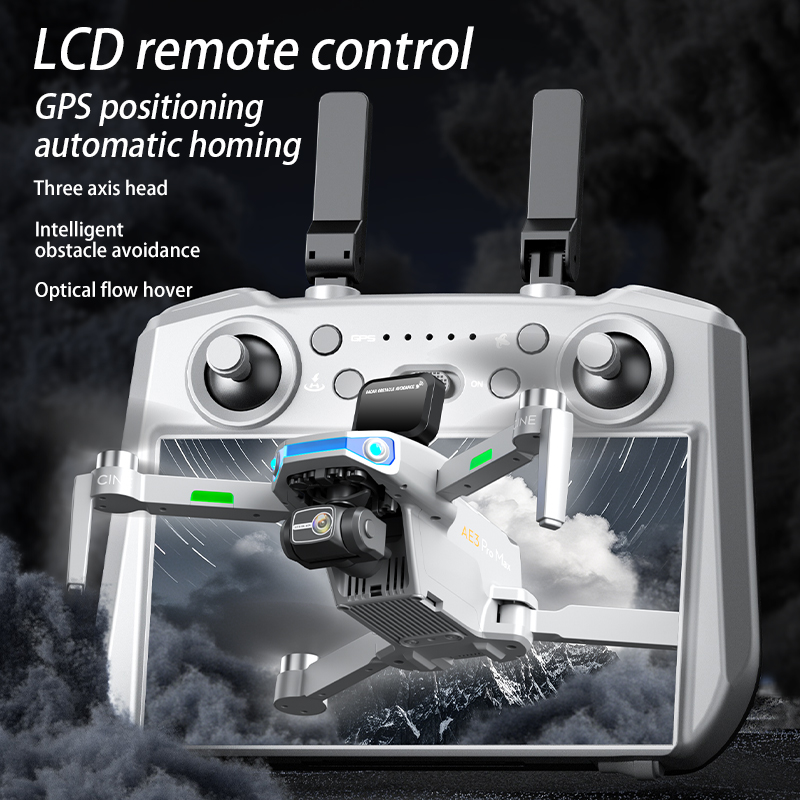 AE3 PRO Max NEW LCD SC GPS Dro - Drone App Rc Fpv ulasan dan harga