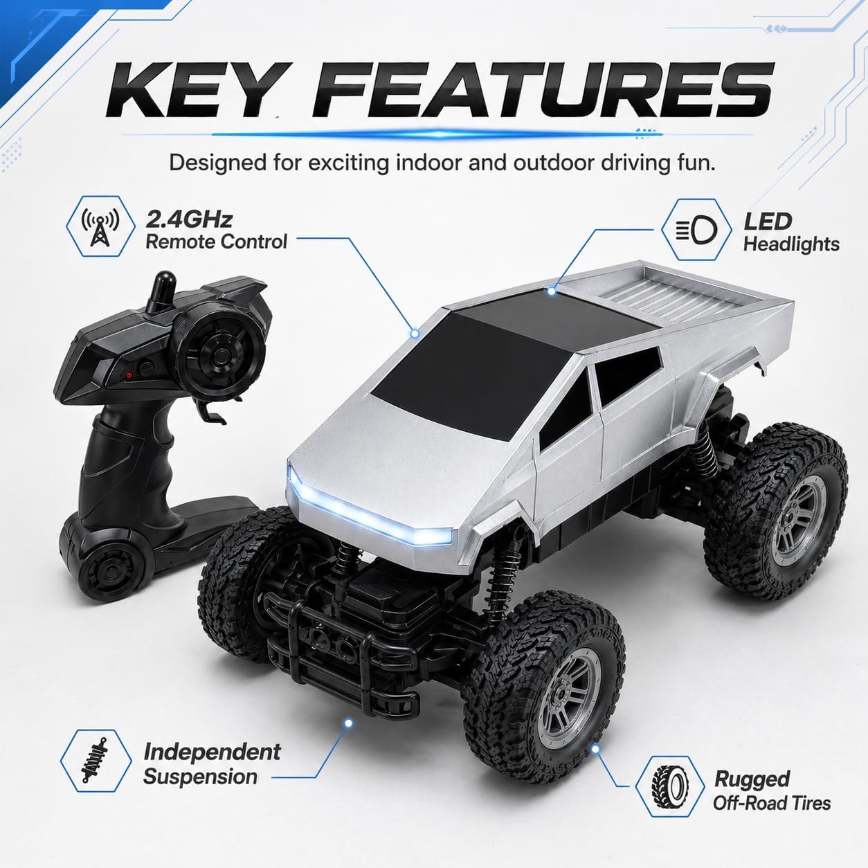 1:18 RC Car Remote Control Tru - Drone Shahed Rc ulasan dan harga