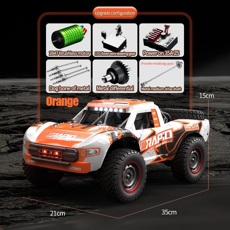 JJRC Q130 1:16 70KM/H 4WD RC C - Drone Bike Rc ulasan dan harga