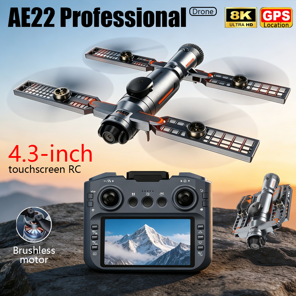Upgraded AE22 PRO MAX Foldable - Drone Gps Rc Tt36 ulasan dan harga