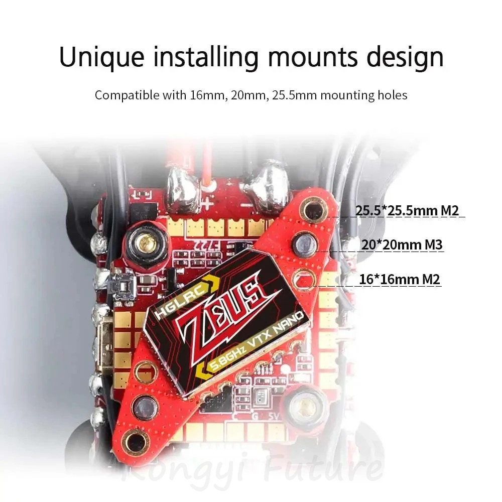 HGLRC Zeus Nano VTX 5.8G 350mW - Telemetry Module Rc ulasan dan harga
