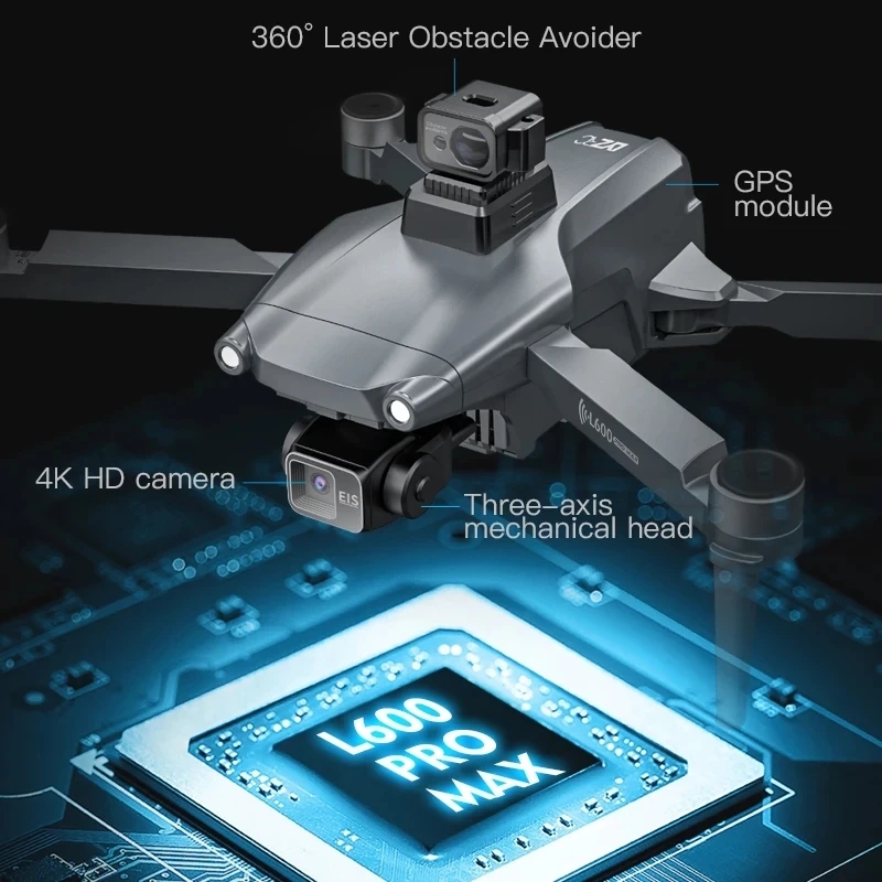 L600 PRO MAX GPS Drone Profess - Drone App Rc Fpv ulasan dan harga