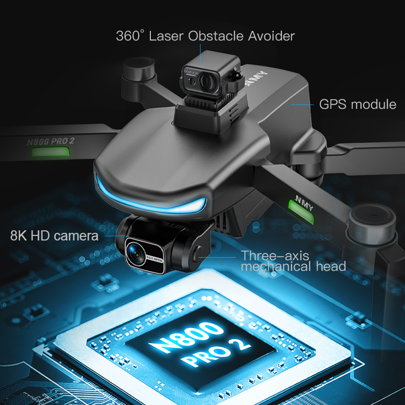 N800 PRO 2 GPS Drone Professio - Drone Gps Rc Tt36 ulasan dan harga