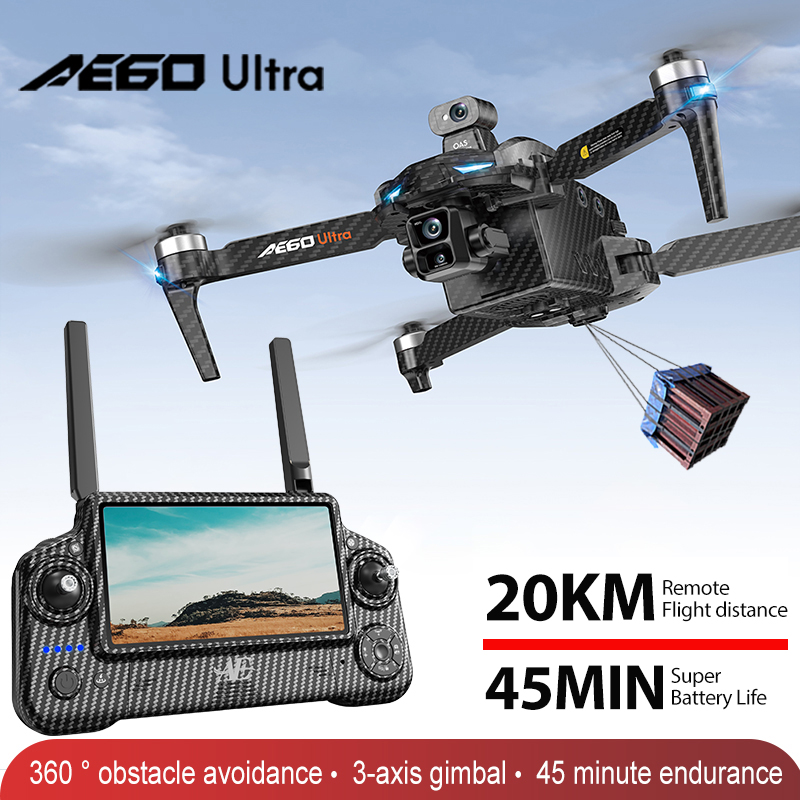 AE60 GPS Drone Professional 8K - Drone App Rc Fpv ulasan dan harga
