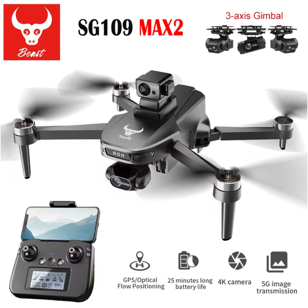 SG109 MAX2 Professional FPV 8K - Drone App Rc Fpv ulasan dan harga