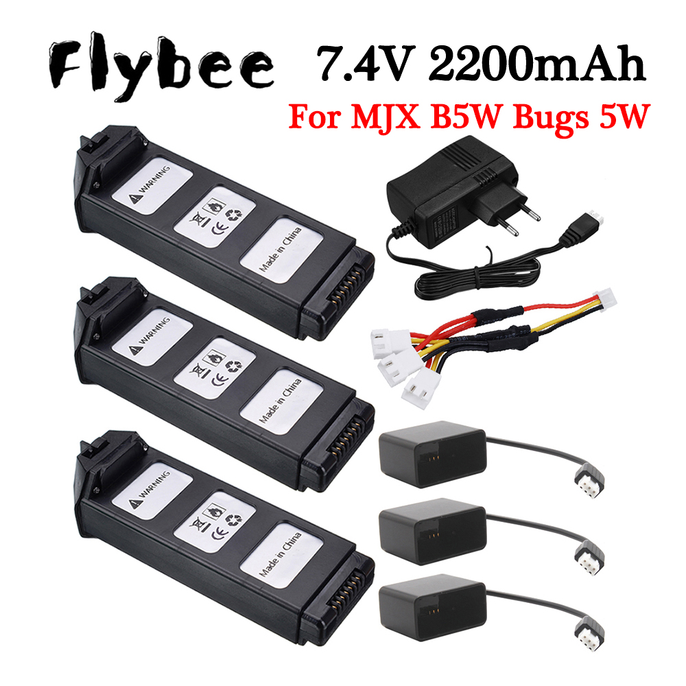 New 7.4V 2200mAH LiPo Battery  - Drone Mjx Rc ulasan dan harga