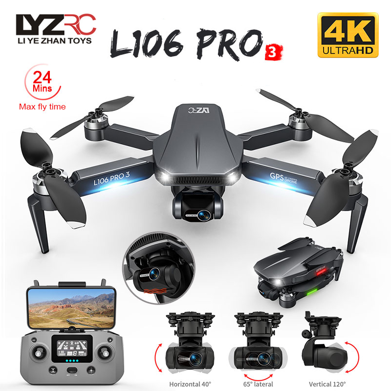 L106 Pro 3 Drone 5G WIFI FPV F - Drone App Rc Fpv ulasan dan harga