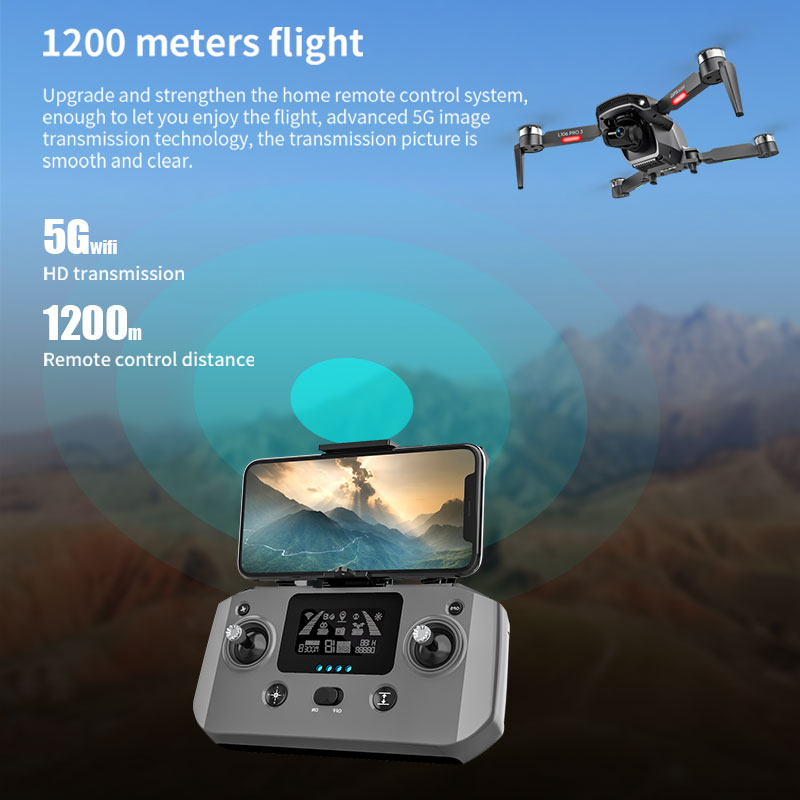 L106 Pro 3 Drone 5G WIFI FPV F - Drone App Rc Fpv ulasan dan harga