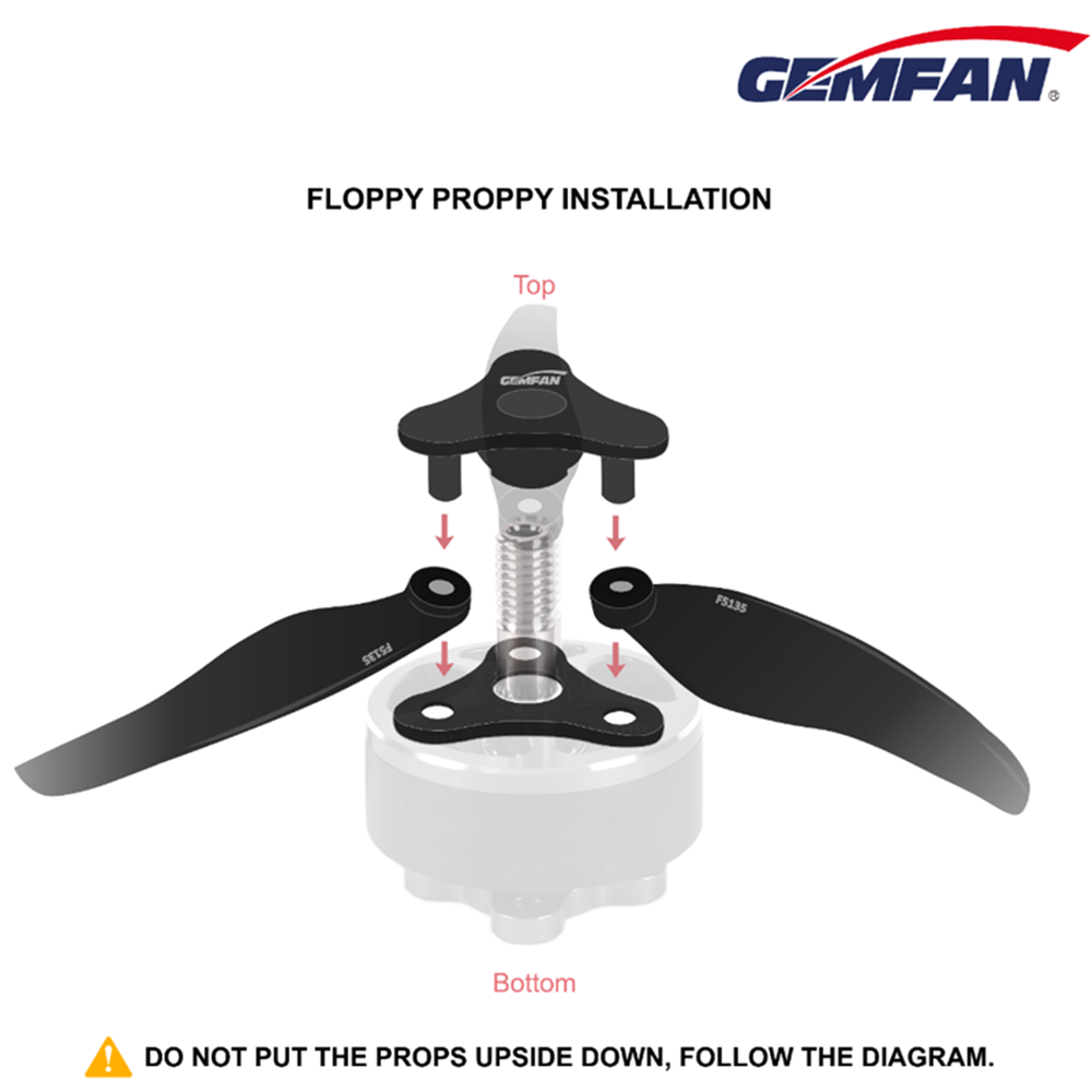 Folding Propeller 5135 Gemfan  - Drone Rc Folding ulasan dan harga