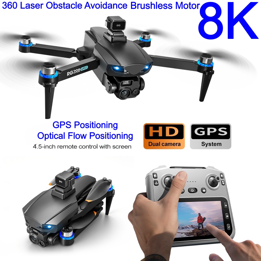 NEW 8K Drone With HD Camera La - Drone Rc Folding ulasan dan harga