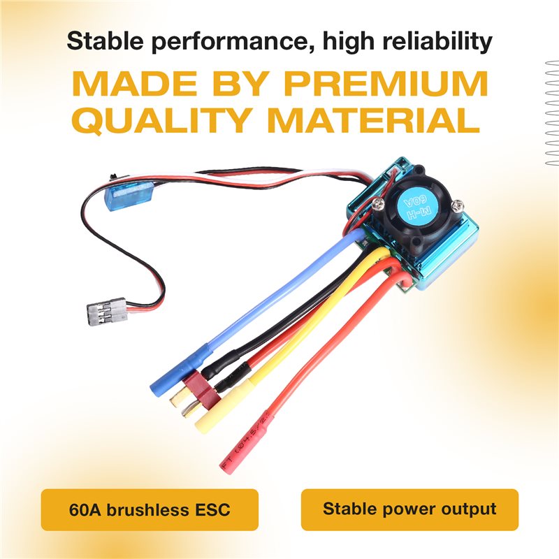MACH-60A Brushless ESC Speed C - Rc Boat Brushless Motor ulasan dan harga