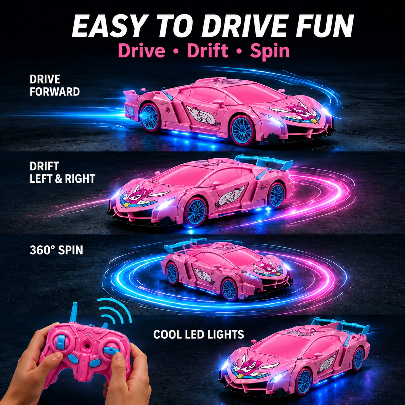 Unicorn RC Transforming Robot  - Drone Shahed Rc ulasan dan harga