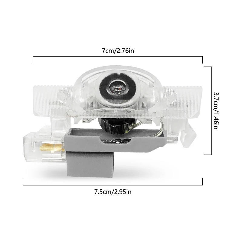 2Pcs LED Projector Lamp Car Do - Drone Shahed Rc ulasan dan harga