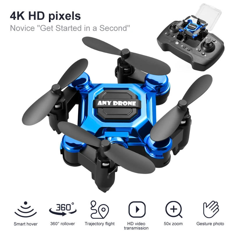 4K Camera HD RC Drone Fold Rem - Drone Rc Folding ulasan dan harga
