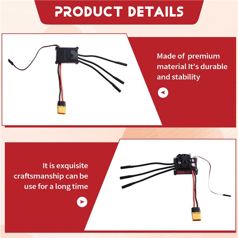 MACH-RC 75A Brushless ESC Elec - Rc Boat Brushless Motor ulasan dan harga